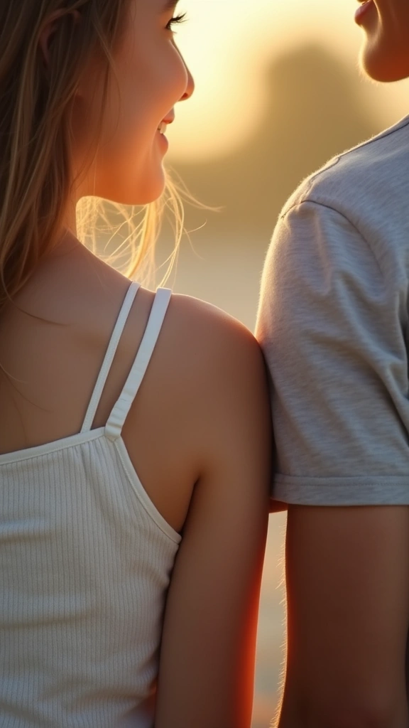 17 Small, Flirtatious Actions That Girls Do That Drive Guys Crazy - 1. The Subtle Shoulder Touch